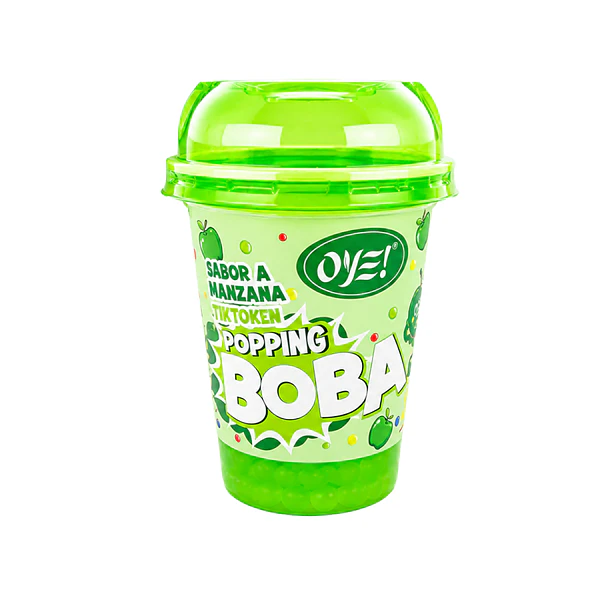 OYE POPPING BOBA MANZANA 390ml.  (24)              2