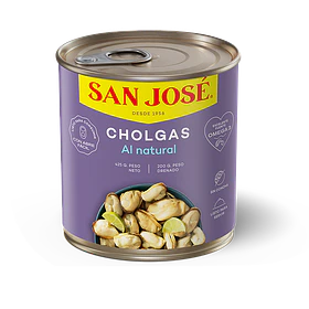 CHOLGAS AL NATURAL SAN JOSE 425grs.   (24)        