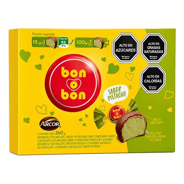 BONOBON PISTACHO 15grs.x24u. (12)                 
