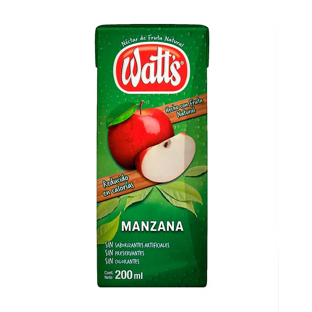 NECTAR WATTS MANZANA 200cc.x 6     (5) 2