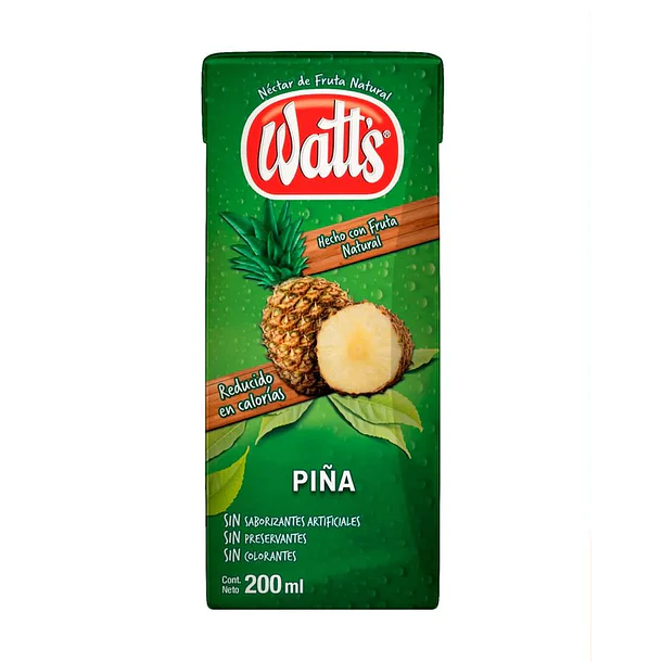 NECTAR WATTS PIÑA 200cc.x 6    (5) 2