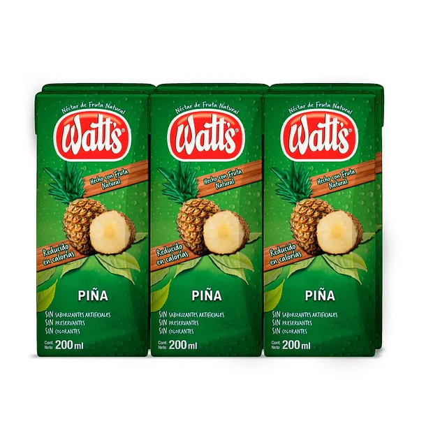 NECTAR WATTS PIÑA 200cc.x 6    (5) 1