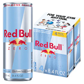 BEBIDA ENERG. RED BULL ZERO 250cc.x 4un. (6)      