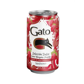 VINO GATO DULCE BORGOÑA LATA 350cc.x 6u.8°G.L.(4) 