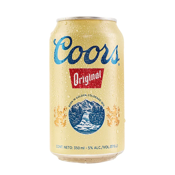CERVEZA COORS LATA 350ml.x18un 5°g.l.             