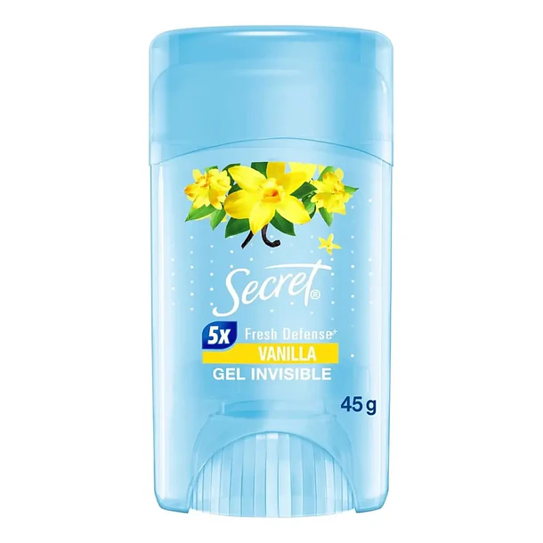 DESODORANTE SECRET GEL VAINILLA 45g.  (12)        