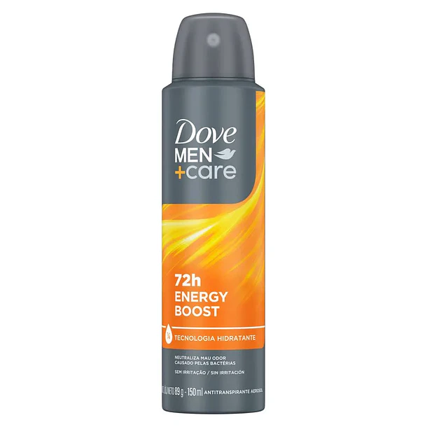 DESODORANTE DOVE MEN SPRAY ENERGY BOOST 150ml (12)