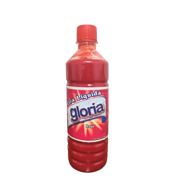 CERA LIQUIDA GLORIA ROJA 500ml. (20)