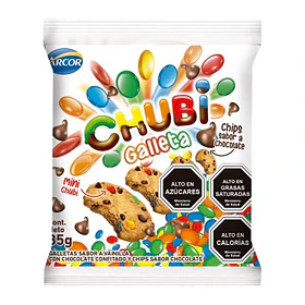 GALLETA MINI CHUBI CHOCOLATE 35grs. (40)          