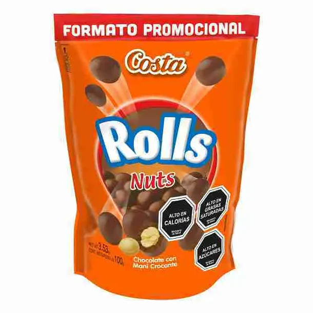 ROLLS NUTS COSTA 100grs.  (18)                    