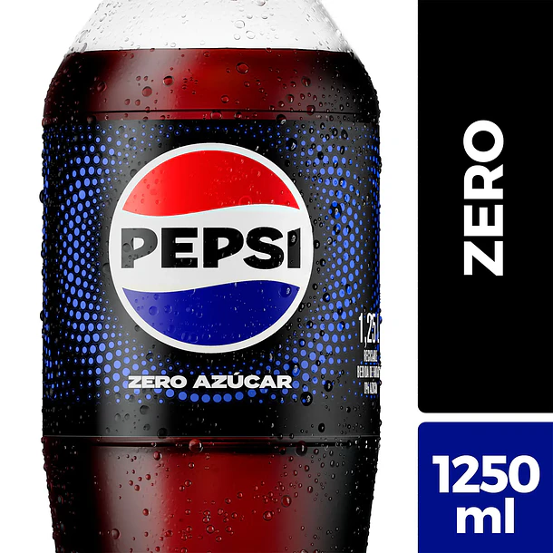 BEBIDA CCU PEPSI ZERO 1250cc.(DP.x 6u)            