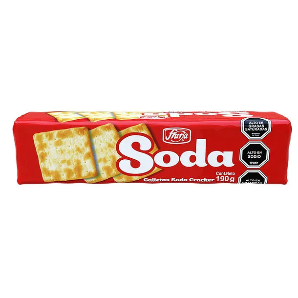 GALLETA SODA FRUNA FAMILIAR 190grs.  (20)         