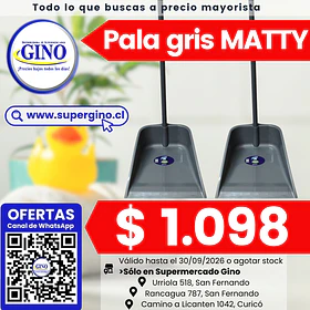 PALA GRIS MATTY UNIDAD  (30)                     