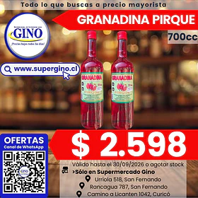 GRANADINA PIRQUE BOTELLA 700cc.  (12)             