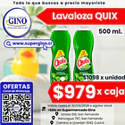LAVALOZA QUIX VERDE 500ml.   (15)   (P 64)         1