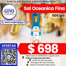 SAL OCEANICA SALERO FINA  500grs.(12)             