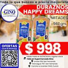 DURAZNO HAPPY DREAMS MITADES 567grs.  (24)         1
