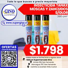 INSECTICIDA TANAX MOSCAS Y ZANCUDO S/OLOR 390cc(12 1