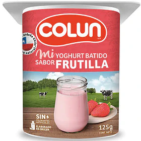 YOGHURT COLUN FRUTILLA 125grs