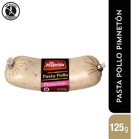 PASTA LA PREFERIDA POLLO PIMENTON 125grs.(8)