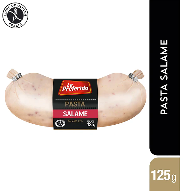PASTA LA PREFERIDA SALAME 125grs.(8)