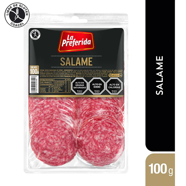 SALAME LA PREFERIDA 100grs.  (10)