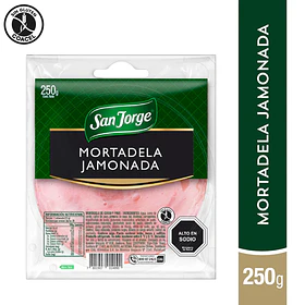 MORTADELA JAMONADA SAN JORGE 250grs.  (12)