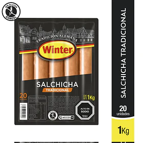 SALCHICHA TRADICIONAL  WINTER x 20un.1 KILO