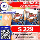 GALLETA MINI CHIPS CHOC COSTA 35 grs.    (30) 1