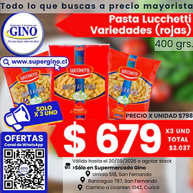 LUCCHETTI SPAGHETTI 5. 400grs.  (25) (P 100)