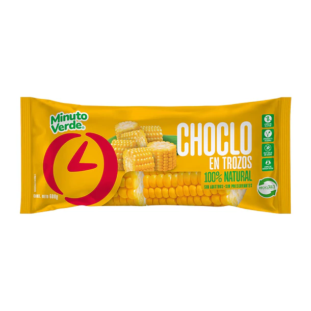 CHOCLO TROZO MINUTO VERDE 680grs.  (18)