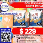 GALLETA MINI VINO COSTA 35grs.    (30)             1