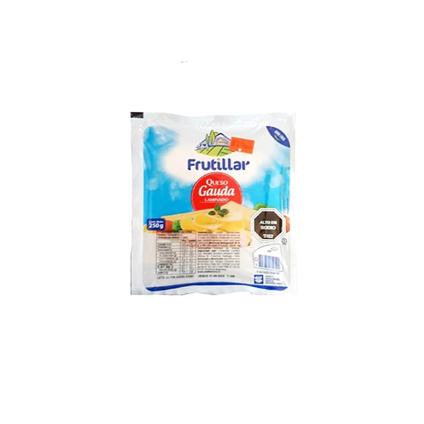 QUESO GAUDA LAMINADO FRUTILLAR 250grs.  (12)