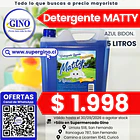 DETERG. LIQUIDO MATTY AZUL BIDON 5 lts. (P.135)    1