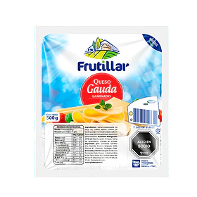 QUESO GAUDA LAMINADO 500grs. FRUTILLAR (12)