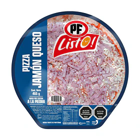 PIZZA LISTO JAMON QUESO PF 465grs. (6)