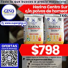 HARINA CENTRO SUR C/POLVO 1 KILO (DP.x 10u)        1