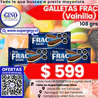 GALLETA FRAC VAINILLA 110grs. (36) (P 80)          1