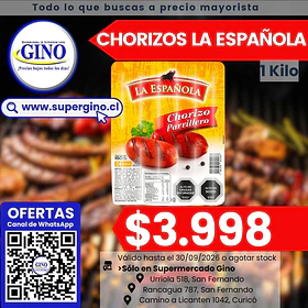 CHORIZO PARRILLERO LA ESPAÑOLA KILO  (5)