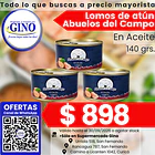 ATUN LOMITO ABUELOS DEL CAMPO ACEITE 140g.(24)     1