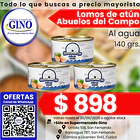 ATUN LOMITO ABUELOS DEL CAMPO AGUA 140g.(24)       1