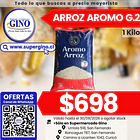 ARROZ AROMO G.2 1 KILO (CJ.x 10u)                  1