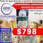 CHAMPIÑONES ABUELOS DEL CAMPO LAMINADO 400g.(24)   1