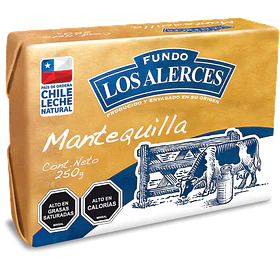 MANTEQUILLA ALERCES 250grs.