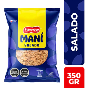 MANI SALADO EVERCRISP 350grs.   (16)              