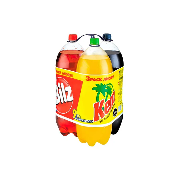 BEBIDA CCU TRIPACK PEPSI-BILZ-KEM 3000cc.         