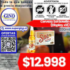 CERVEZA SOL BOTELLA 330cc.4.5° G.L. x 18un.        1