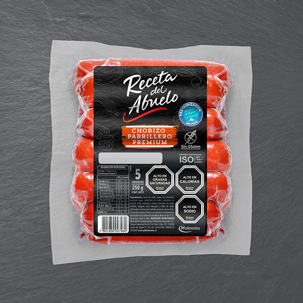 CHORIZO PREMIUM RECETA DEL ABUELO 250grs.(10)     