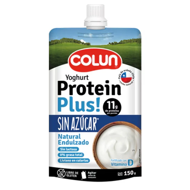 YOGHURT COLUN PROTEIN SQUEEZE NATURAL ENDULZ.150g 