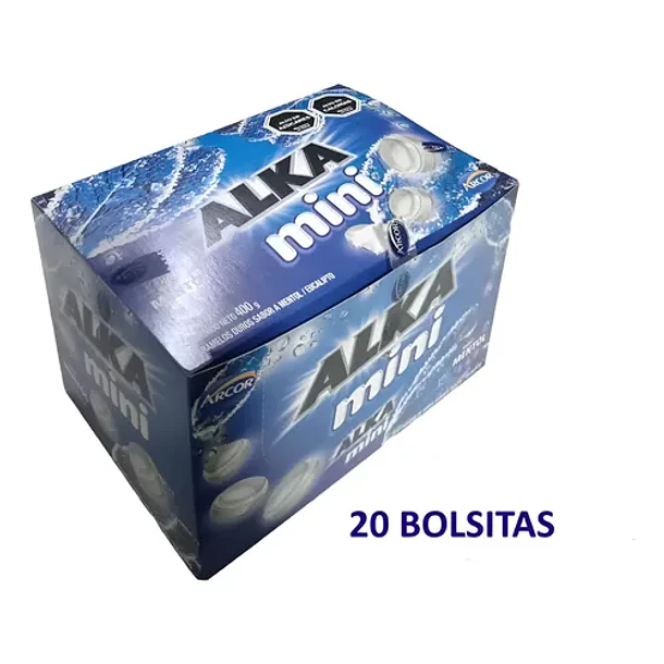 ALKA MINI MENTOL DISPLAY 20grs.x 20un.  (5)